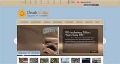 Desktop Screenshot of deathvalleychamber.org